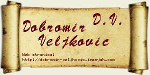 Dobromir Veljković vizit kartica